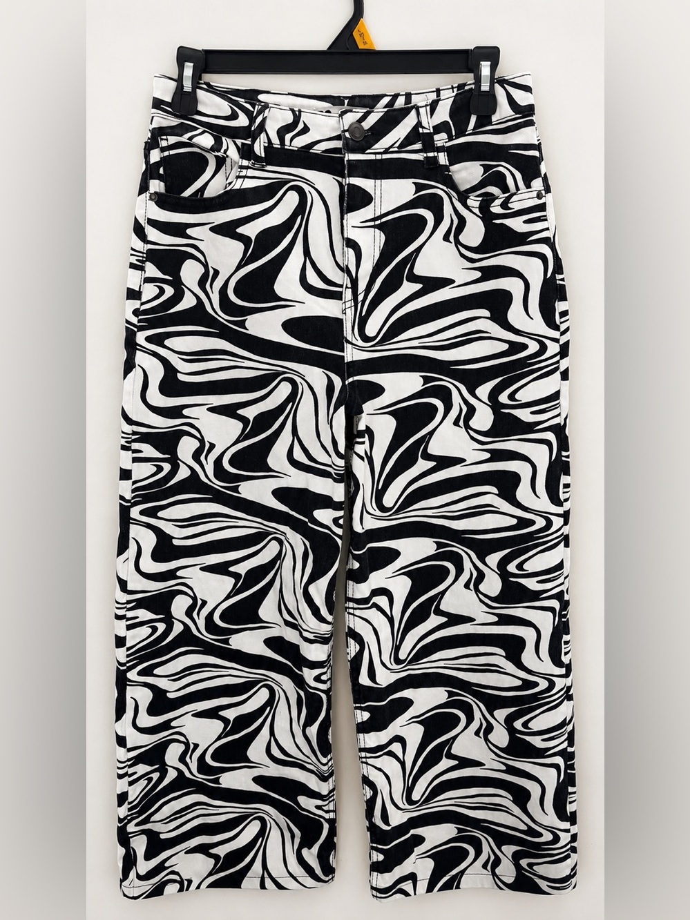 SO Black and White Swirl Chinos